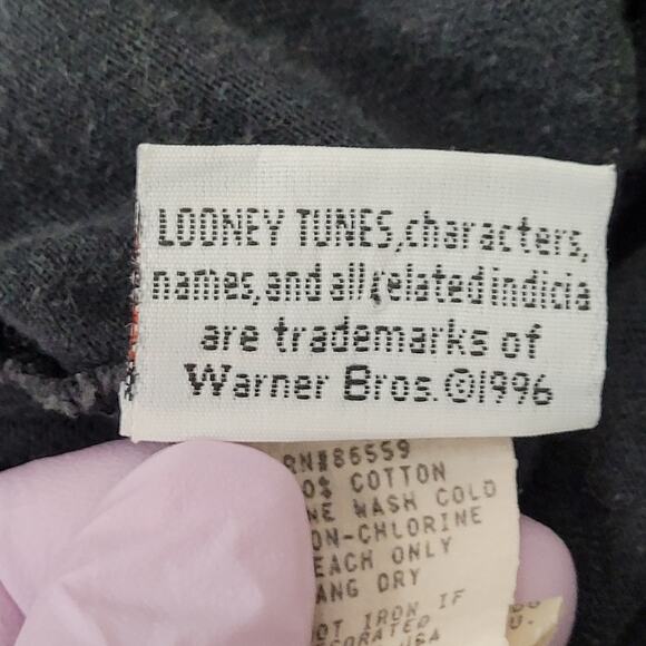 Vintage 1996 Looney-Tunes Tweety Sweat Shorts Womens M USA - Picture 5 of 16